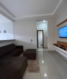 TV a/nebo společenská místnost v ubytování Residencial Castelo Branco