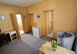 Cucina o angolo cottura di Pension Am Kirschberg