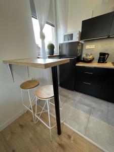 Kuchyň nebo kuchyňský kout v ubytování Bella Apartment Ostrava