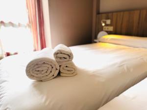 Postel nebo postele na pokoji v ubytování Hotel Gran Casona de Sanabria