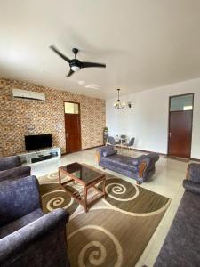 Posezení v ubytování Zanzibar Manolo Apartment