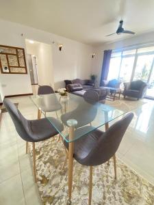 Posezení v ubytování Zanzibar Manolo Apartment