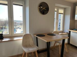 Dapur atau dapur kecil di Apartament narożny 54