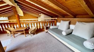 Posezení v ubytování Apartment zum Leist
