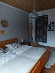 Postel nebo postele na pokoji v ubytování SeeZeit-9