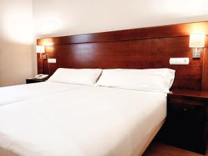 Postel nebo postele na pokoji v ubytování Hotel Campos de Castilla