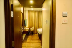 Koupelna v ubytování Jaag Hotel + 37 fotografií