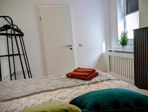 Postel nebo postele na pokoji v ubytování Business- & Urlaubswohnung