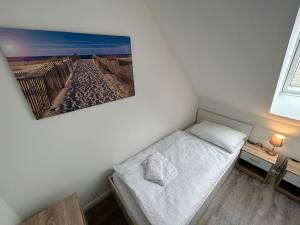 Postel nebo postele na pokoji v ubytování Apartment for 7 guests with 3 rooms