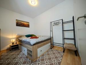 Postel nebo postele na pokoji v ubytování Business- & Urlaubswohnung