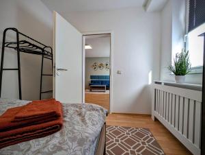 Postel nebo postele na pokoji v ubytování Business- & Urlaubswohnung