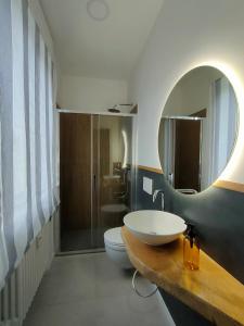 Koupelna v ubytování Casa di Pam