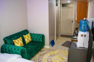 Posezení v ubytování Golos STUDIO APARTMENT with swimming Pool