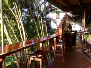Balkón nebo terasa v ubytování Kalani Hawaii Private Lodging