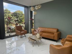 Uma área de estar em Hermoso departamento en la mejor zona