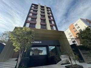 O edifício em que o apartamento se localiza