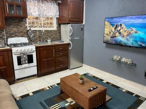 O bucătărie sau chicinetă la The Lime Suite Apt #2