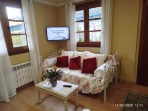 Posedenie v ubytovaní O Apartamento do Xanza, ideal para parejas ADAPTADO MOVILIDAD REDUCIDA