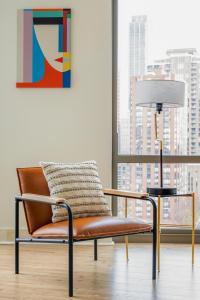 Posezení v ubytování Kasa South Loop Chicago + 26 fotografií