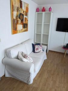 TV a/nebo společenská místnost v ubytování Joli Duplex
