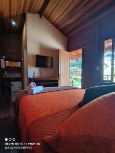 Μια τηλεόραση ή/και κέντρο ψυχαγωγίας στο Aqui no Camping
