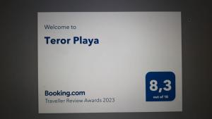 Certifikát, ocenenie alebo iný dokument vystavený v ubytovaní Teror Playa