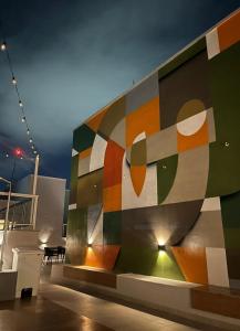 Posedenie v ubytovaní Apartamento Novo e Completo no Centro com garagem