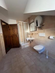 Koupelna v ubytování Apartmány BAROKO