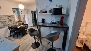 TV a/nebo společenská místnost v ubytování Apartman Darija