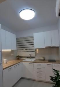 A kitchen or kitchenette at Hotel Andreas - Agistri (Skala)
