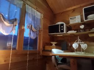 Kuchyň nebo kuchyňský kout v ubytování studio 'chalet rustique