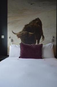 Postel nebo postele na pokoji v ubytování B+B Edinburgh