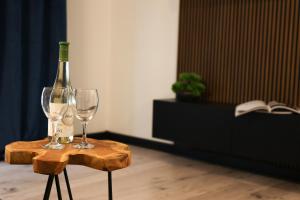 Nápoje v ubytování River House - Apartament z ogródkiem + 16 fotografií