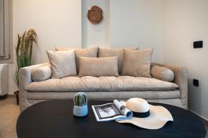 A seating area at Depalyma Suites