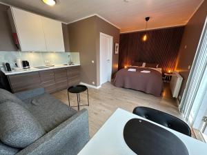 Eldhús eða eldhúskrókur á Romantic Getaway +5 myndir