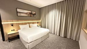 Letto o letti in una camera di فندق آرام النسيم