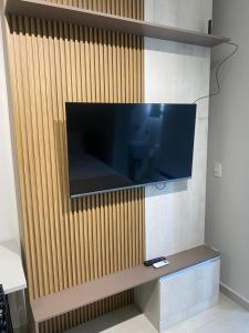 TV a/nebo společenská místnost v ubytování Gold One - Frente metro Luz com Estacionamento