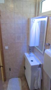 Koupelna v ubytování Mislav Apartment