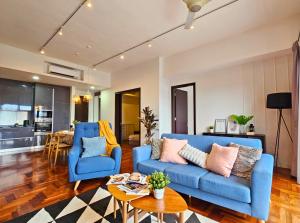 Χώρος καθιστικού στο The Mews Kuala Lumpur Homestay with Bathtub 700m to KLCC by Cloud Host