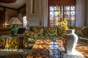 Posezení v ubytování Riad Alhambra