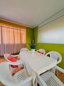 Χώρος καθιστικού στο Departamento con baño privado