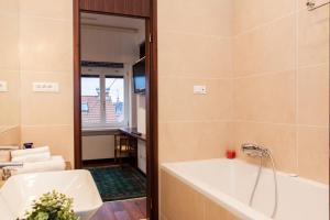 Koupelna v ubytování Centroom Apartments Zagreb