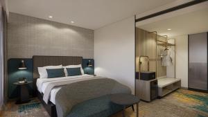 Katil atau katil-katil dalam bilik di Mercure Madiun