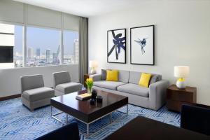 Posezení v ubytování voco Dubai by IHG