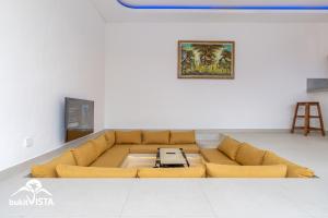 Posezení v ubytování Kubu Mesari Homestay by Bukit Vista