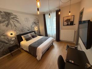 TV a/nebo společenská místnost v ubytování OXXOTEL & Spa