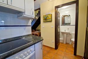 A kitchen or kitchenette at Mayorazgo De Altamira Mila