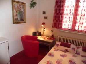 Ένα ή περισσότερα κρεβάτια σε δωμάτιο στο Penzion Zavodsky