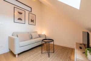 Posezení v ubytování Appartement une chambre atypique