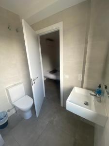 Koupelna v ubytování Hostal La Masia